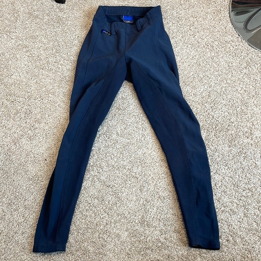 Irideon riding gear blue pants with buckles